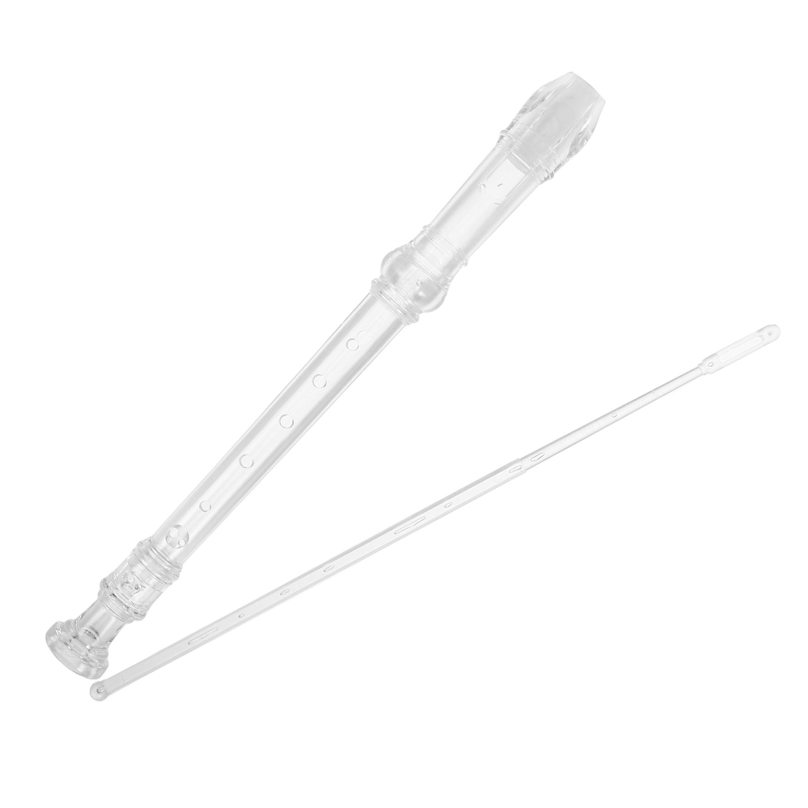 1Set 8-Hole Transparent Sopran - đánh giá và giá Soprano Recorder Plastic