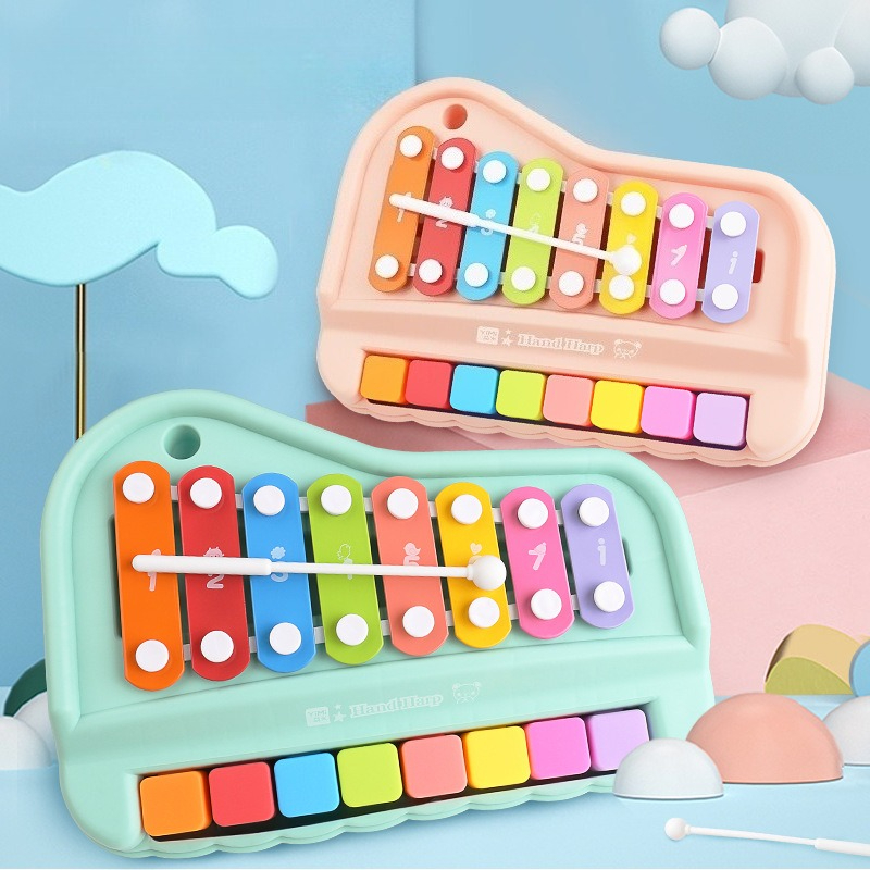 8-Note Xylophone Piano 2-in-1  - đánh giá và giá Musical Instrument Harmonium