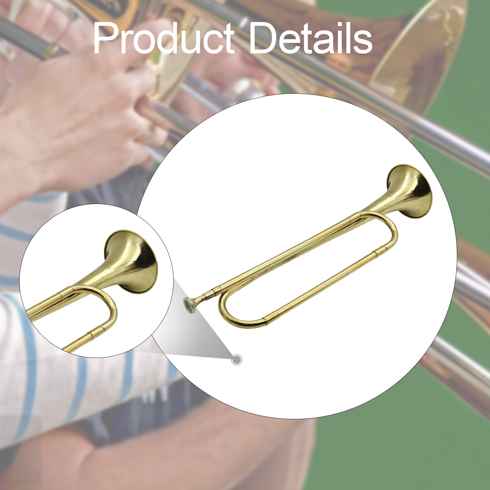 Brass Trumpet Bugle Music Inst - đánh giá và giá Musical Instrument Bugle