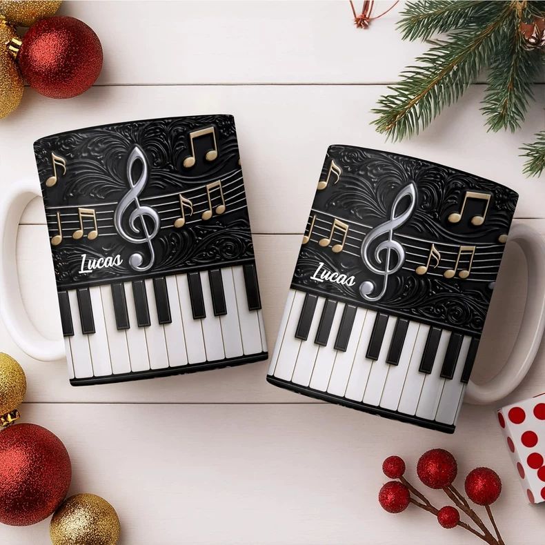 Personality Piano Ceramic Mug  - đánh giá và giá Musical Instrument And Names