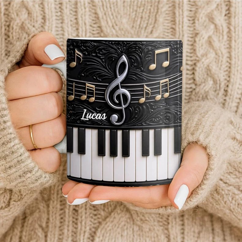 Personality Piano Ceramic Mug  - đánh giá và giá Musical Instrument And Names
