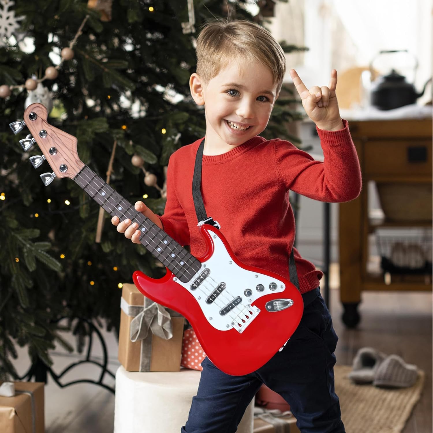 Kids Electric Guitar Toy - 4-S - đánh giá và giá Musical Instrument Harmonium